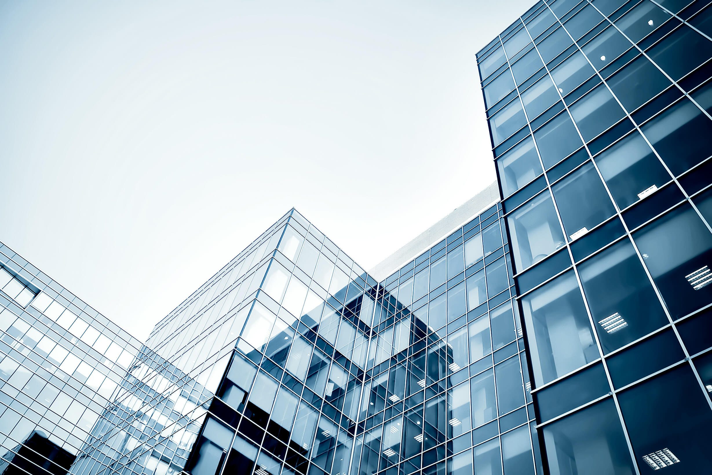 Office buildings greyed